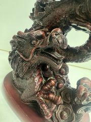 ドラゴン像 玉を持つ 龍 風水 縁起物 - メルカリ