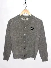 正規品 COMME des GARCONS PLAY カーディガン グレー S