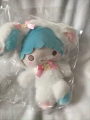 リトルツインスターズ　ホワイトバニー　キキ　マスコットホルダー