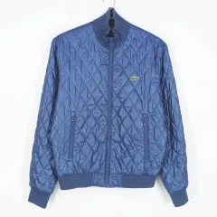 LACOSTE ラコステ メンズ ダウン キルティングジャケット ブルー 100 (HU42689)