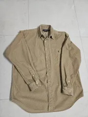 90s ポロ ラルフローレン ブレア L コーデュロイ オーバーサイズシャツ ブラウン