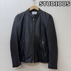 ステュディオス 羊革 ラムレザー シングル ライダース ジャケット 107352001 メンズ 1 ISItems【USED】【古着】【中古】50152026