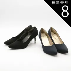 種類8：ネイビー/L(約24.0センチ〜24.5センチ) フォーマル パンプス ポインテッドトゥ レディース パール ハイヒール 痛くない 歩きやすい 疲れにくい 入学 卒業 入園 卒園 オケージョン 踵パッド 靴 ピンヒール 結婚式 披露宴 パーティ 44-