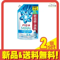 アリエールミライ MiRAi 超濃縮コンパクト洗剤  詰め替え用 特大 480g 2個セット まとめ売り