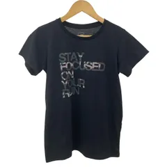 THE NORTH FACE(ノースフェイス) 半袖Tシャツ サイズL レディース美品  - 黒×ダークグリーン×マルチ