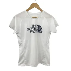 THE NORTH FACE(ノースフェイス) 半袖Tシャツ サイズL レディース美品  - 白×ダークネイビー