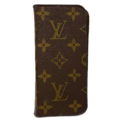 LOUIS VUITTON(ルイヴィトン) 携帯電話ケース モノグラム IPHONE7+&8+フォリオ M63400 マロン iPhoneケース/イニシャル刻印