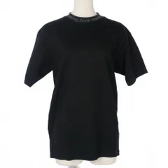アクネ ストゥディオズ Acne Studios Tシャツ ロゴネック ハイネック トレーナー 半袖 XXS 黒 ブラックのサムネイル