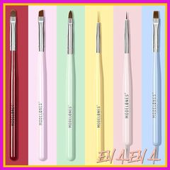 Modelones Nail Brush Set, Gel Nail Brush Set, Builder Glue Brush, Nail Art Line Brush, Nail Dotting Pen, and Other Nail Art Design Pen Painting Tools (0)