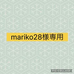 mariko28様専用ページ✩.*˚