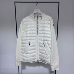 MONCLER M ハイブリッドカーディガン ホワイト - メルカリ