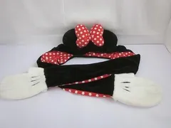  ディズニー ミニー マフラーキャップ ファンキャップ 中古品