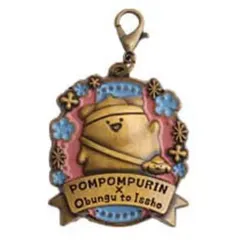 【中古】キーホルダー 2.プリンさん 「ポムポムプリン×お文具といっしょ レトロメタルチャームコレクション」