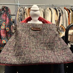 90年代風kate spade NEW YORK ハンドバッグ ツイード - メルカリ