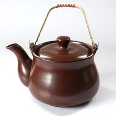 《新品・良品》常滑焼 直火耐熱土瓶 1500ml ブラウン 日本製のサムネイル