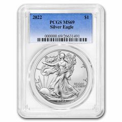 2022年 アメリカン シルバー イーグル MS-69 PCGS - メルカリ