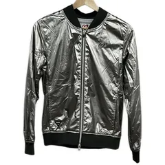 マスターバニーエディション ブルゾン サイズ0 XS レディース美品  - シルバー×ダークグレー 長袖/ジップアップ/春/秋