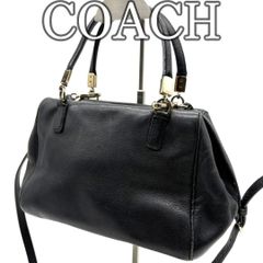 美品】Coach スモールレクシー ブラック ハンドバッグ ゴールド金具 