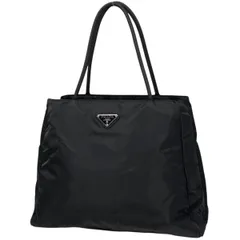 プラダ PRADA ロゴプレート トートバッグ ハンドバッグ トートバッグ ナイロン ネロ(ブラック) B3864 レディース 【中古】
