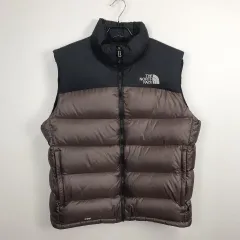 THE NORTH FACE 700 Nuptse(ヌプシ) ダウン ベスト チョコブラウン メンズ XL