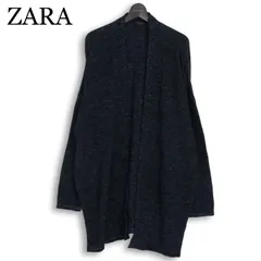 ZARA MAN ザラ マン  秋冬 ニット★ カーディガン 羽織り Sz.L メンズ 紺 ネイビー