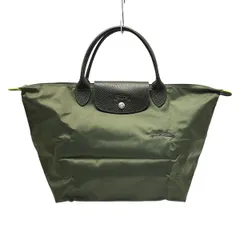 LONGCHAMP(ロンシャン) ハンドバッグ美品  ル・プリアージュネオ L1623919479 カーキ 折りたたみ レザー