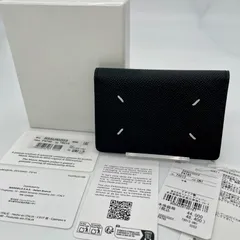 未使用 Maison Margiela メゾンマルジェラ カードケース レザー ブラック S55UI0203 箱付き