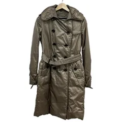 Burberry Black Label(バーバリーブラックレーベル) ダウンコート サイズ38 M レディース美品  ライトブラウン 冬物/ベルトあり