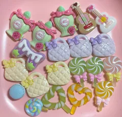 No.274【大特価】デコパーツ　デコレーションパーツ　まとめ売り