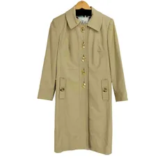 ユーズドフルギ USED古着 MILLY デザインボタンチェーンベルトステンカラーコート レディース 4