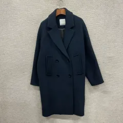 TOMBOY カジュアル ダブルボタン ウールコート ジャケット 85 A05387