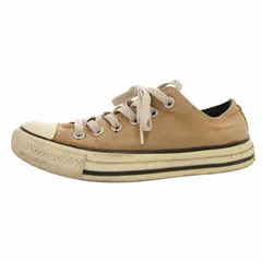 コンバース CONVERSE オールスター スニーカー シューズ ローカット キャンバス 24cm ベージュ /FF ■MET1