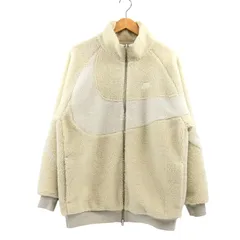 【中古品】NIKE ナイキ BIG SWOOSH REVERSIBLE BOA JACKET BQ6546-070 ビッグスウッシュ リバーシブル ボアジャケット フリース ナイロン アウター【148-260129-hn-03-fur】