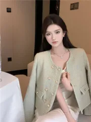 長袖 ウールコート ジャケット 新品 (3 color)