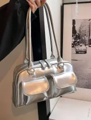 シルバー y2k ショルダーバッグ出品 (新品)