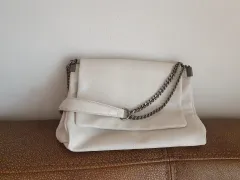ザラ アイボリー チェーン ショルダーバッグ ㅡ ハンドルに傷があります