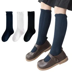 人気商品　3足セット 入学式 結婚式 白 卒業式 発表会 赤ちゃん フォーマル ジュニア くつした 黒 キッズ靴下 シンプル ガールズ お姫様 女の子 ネイビー 子供 ソックス 靴下 キッズ [eigenn]