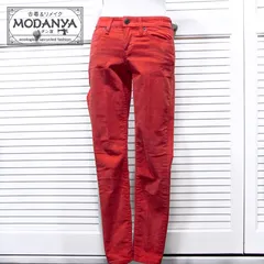 ［hu0504］Gap ギャップ オレンジ・朱色のコーデュロイ・スリム・パンツ﻿　24