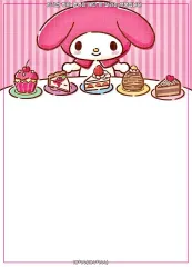 サンリオ マイメロディ 大サイズメモ用紙 10*14 デザイン販売