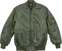 ユナイテッドアスレ UnitedAthle タイプ MA-1 ジャケット   中綿入   749001 101 OD