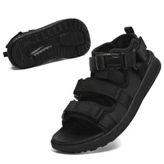 ユニセックス 軽量 レディース 外履き アウトドア サンダル サンダル 夏用 大きいサイズ マジックテープ メンズ ウォーキング サンダル 通気 スポーツ 滑り止め おしゃれ 水陸両用 [ziitop] 海 ウォーキング