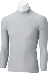アンブロ umbro サッカー ジュニア長袖インナーシャツ Tシャツ アンダー トップス 吸汗速乾 抗菌防臭 トレーニング フットボール 部活 練習 試合 新入部員 キッズ 子供 子ども  UAS9300J SLV シルバー