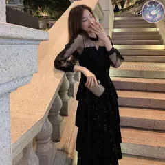 新品 未使用 レディース ウェディングドレス フォーマルドレス パーティードレス 結婚式　パーティーにぴったり！ひざ丈レースドットフリルワンピース