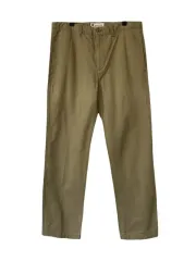 34x32 GAP ギャップ コットンストレート パンツ カーキ