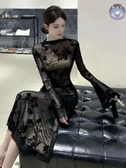 新品 未使用 レディース ウェディングドレス フォーマルドレス パーティードレス シースルー　マーメイド　ロング花柄ワンピース 結婚式 パーティー