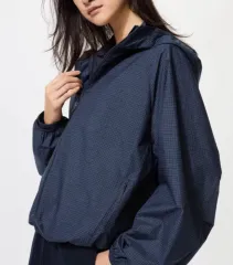 UNIQLO ユニクロ ウィンドブレーカー ポケットテーブル UV チェックパターン