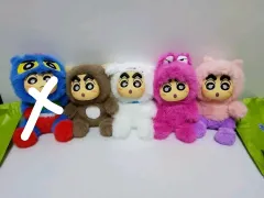 クレヨンしんちゃん COS コスチューム 5種 ぬいぐるみ Labubu(ラブブ） IN WHO フード