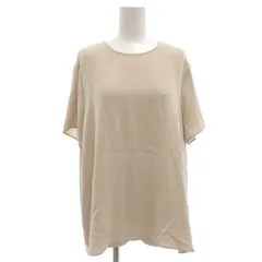 セオリーリュクス theory luxe ブラウス カットソー 半袖 38 ベージュ IBO85 /GV