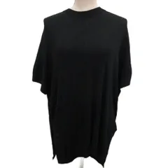 セオリーリュクス theory luxe ニット セーター 半袖 ラグラン 38 黒 ブラック ■YHS11
