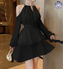 新品 未使用 レディース ウェディングドレス フォーマルドレス パーティードレス フリルワンピース オフショルダー ビジューデザイン　ウエストライン　着痩せ